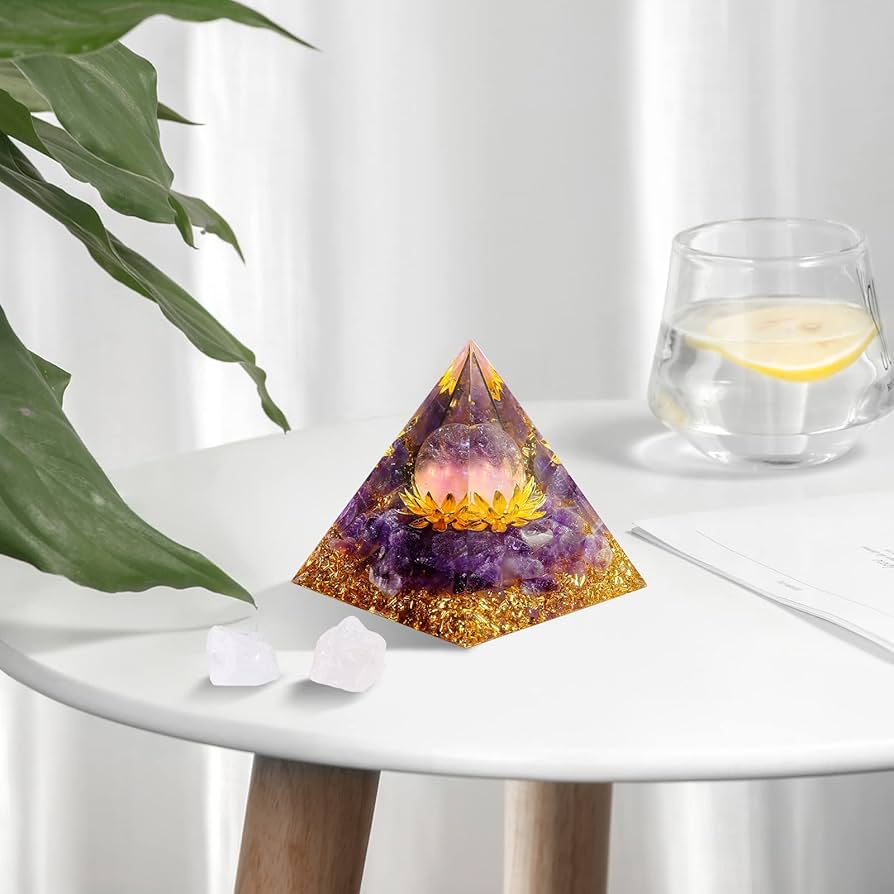 Amazon.com: Hopeseed Orgone Crystal Pyramid for Positive